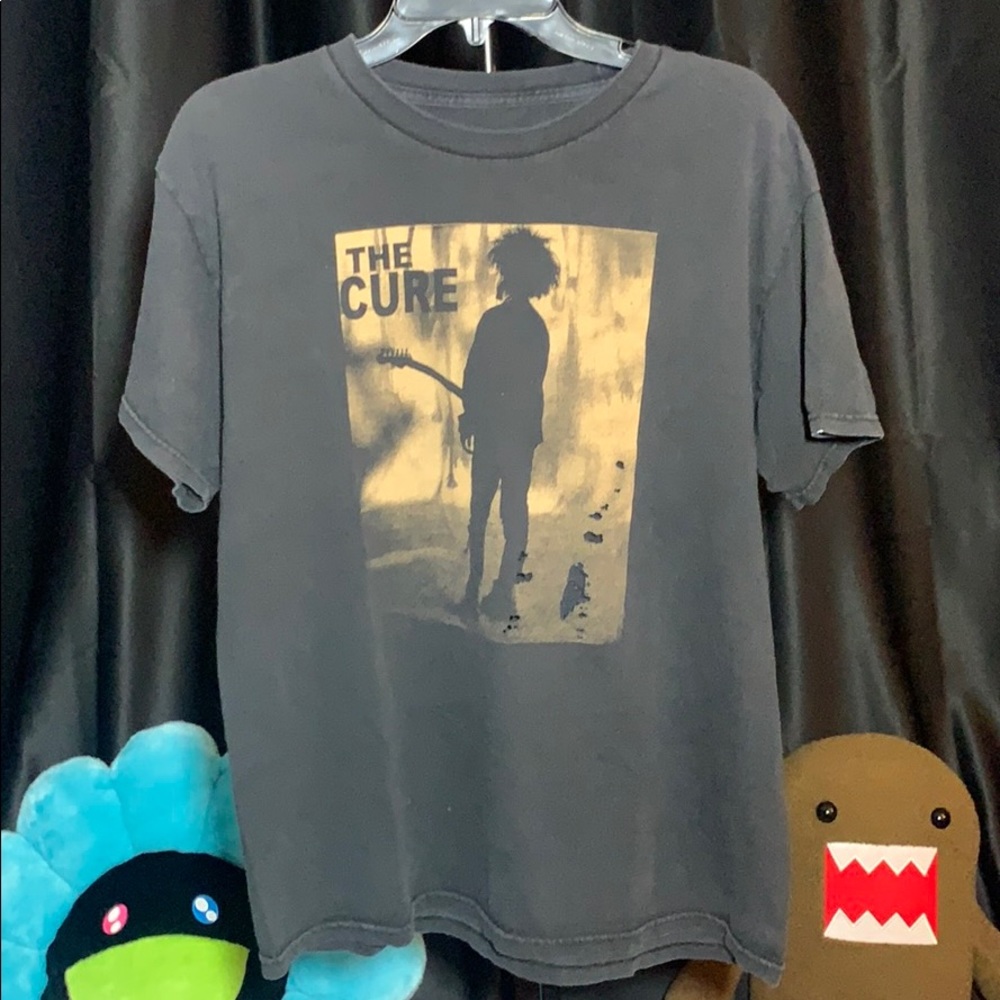 The Cure band T-shirt in black Distressed